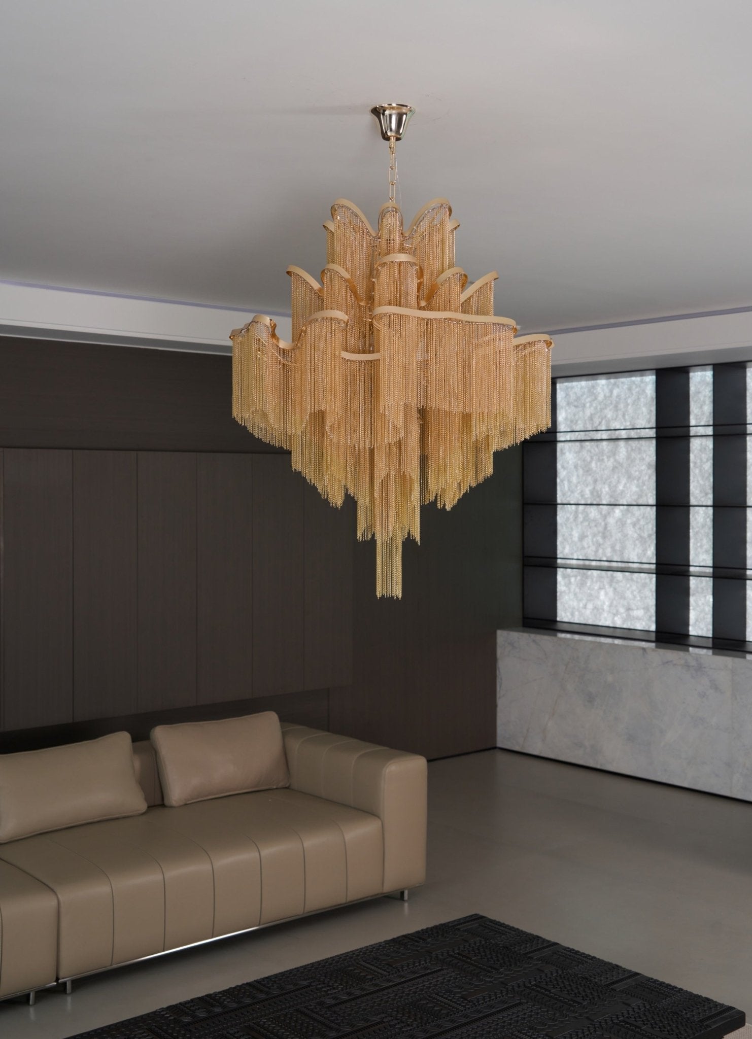 Stream Chain Chandelier-Chandelier-Briglighting