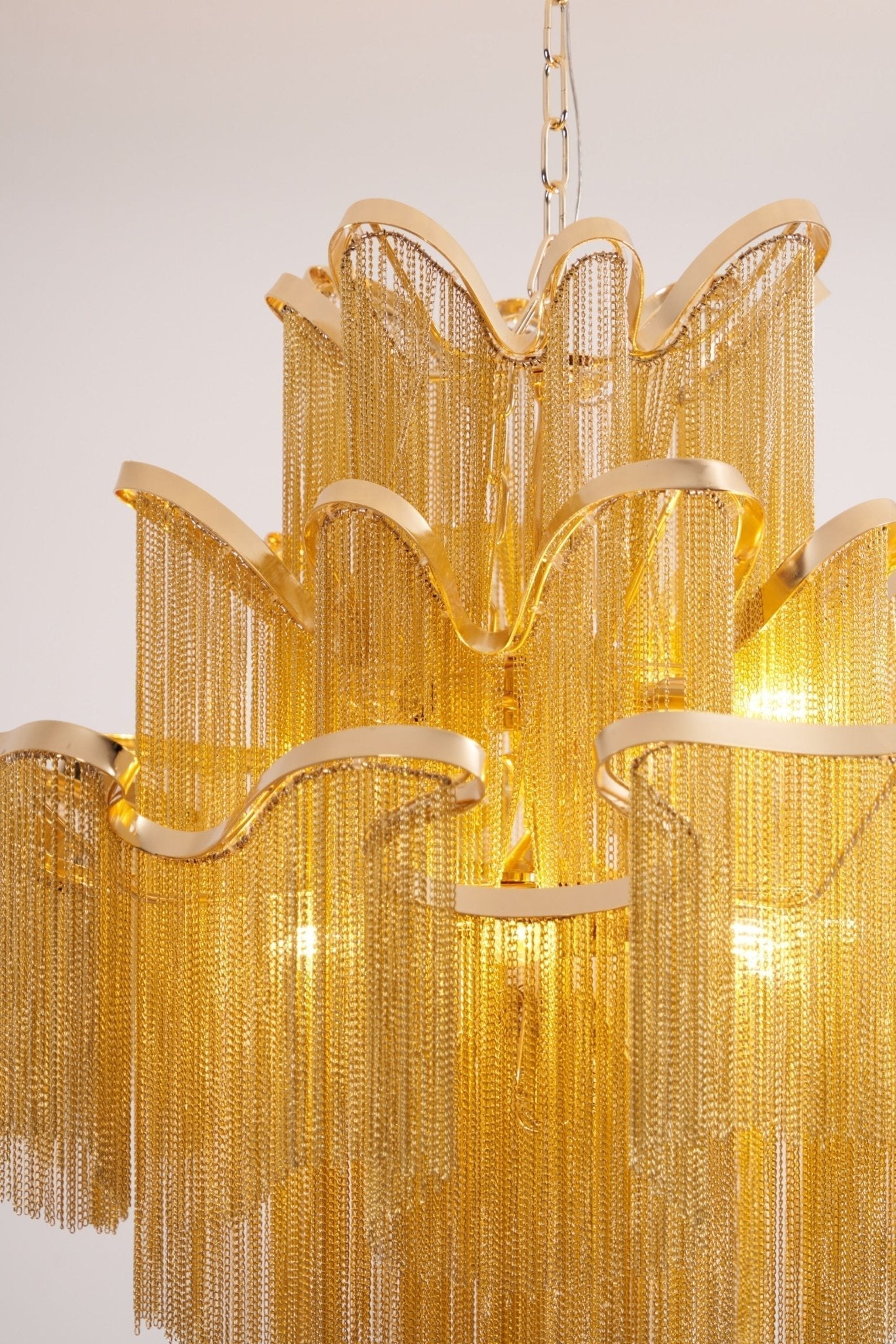 Stream Chain Chandelier-Chandelier-Briglighting