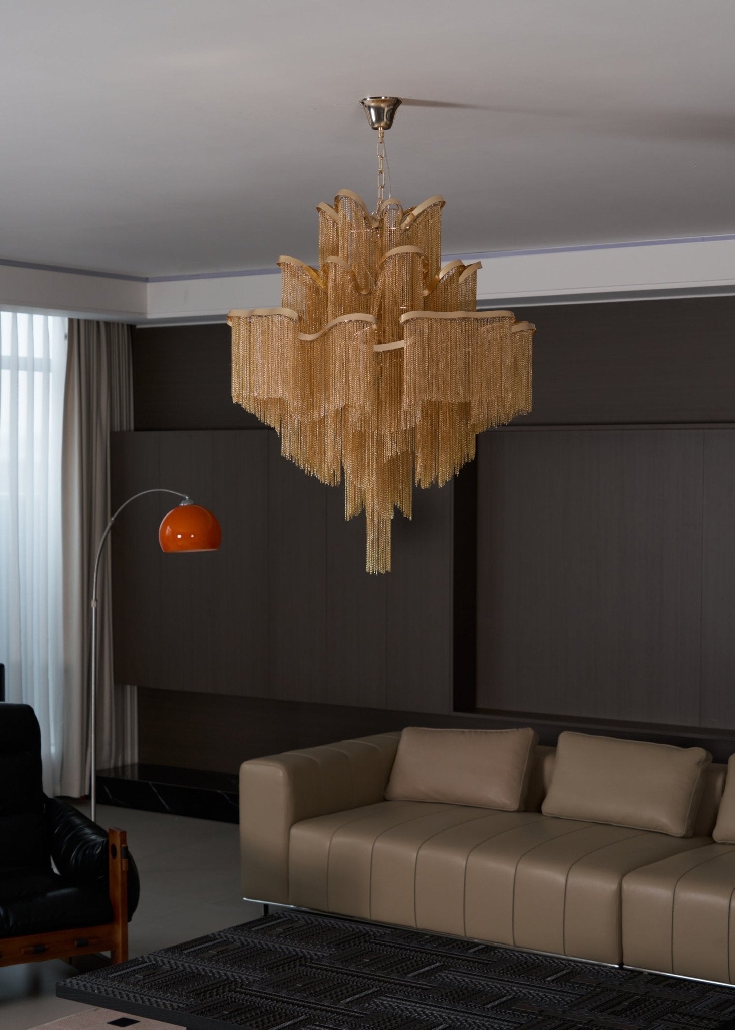 Stream Chain Chandelier-Chandelier-Briglighting