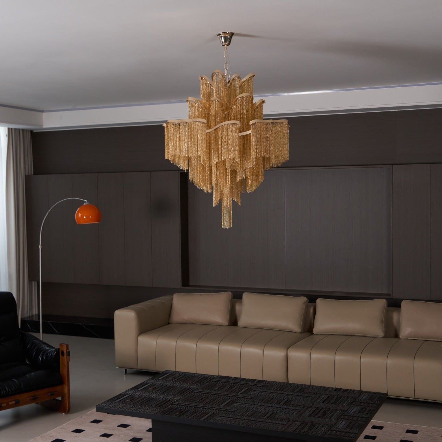 Stream Chain Chandelier-Chandelier-Briglighting