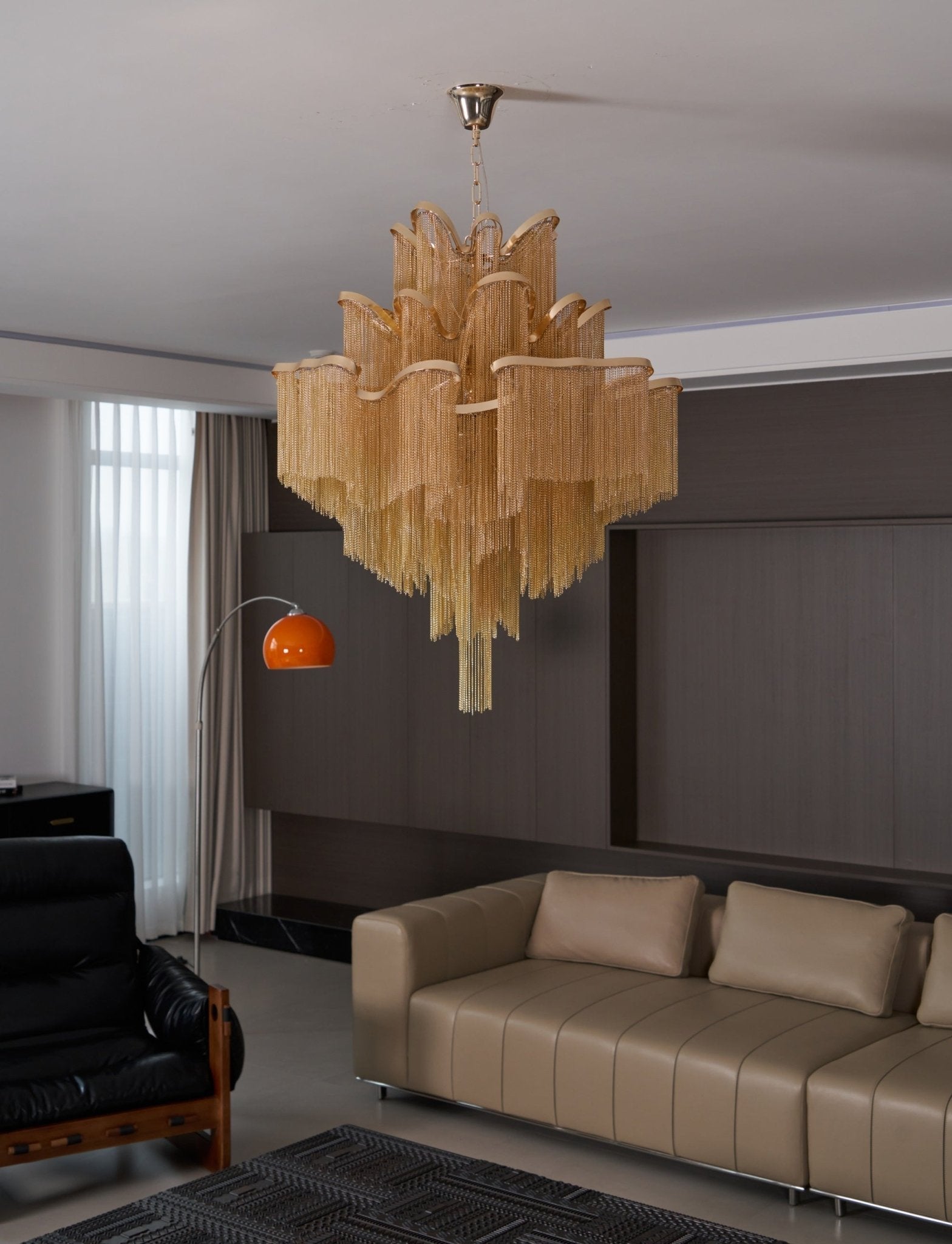 Stream Chain Chandelier-Chandelier-Briglighting