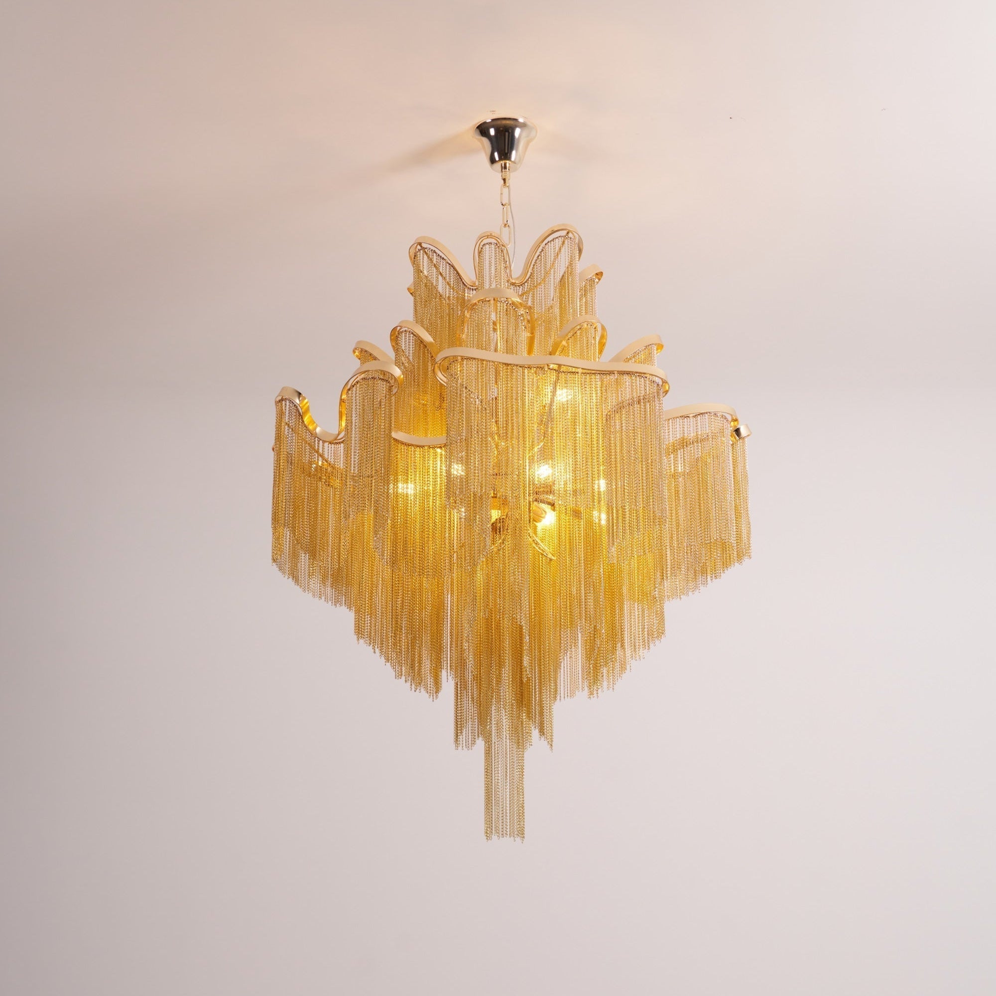 Stream Chain Chandelier-Chandelier-Briglighting