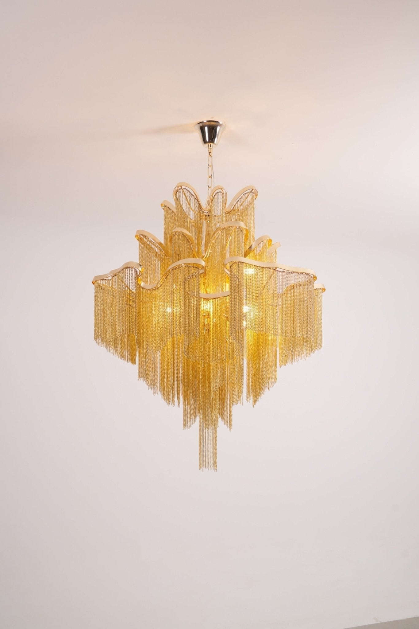 Stream Chain Chandelier-Chandelier-Briglighting