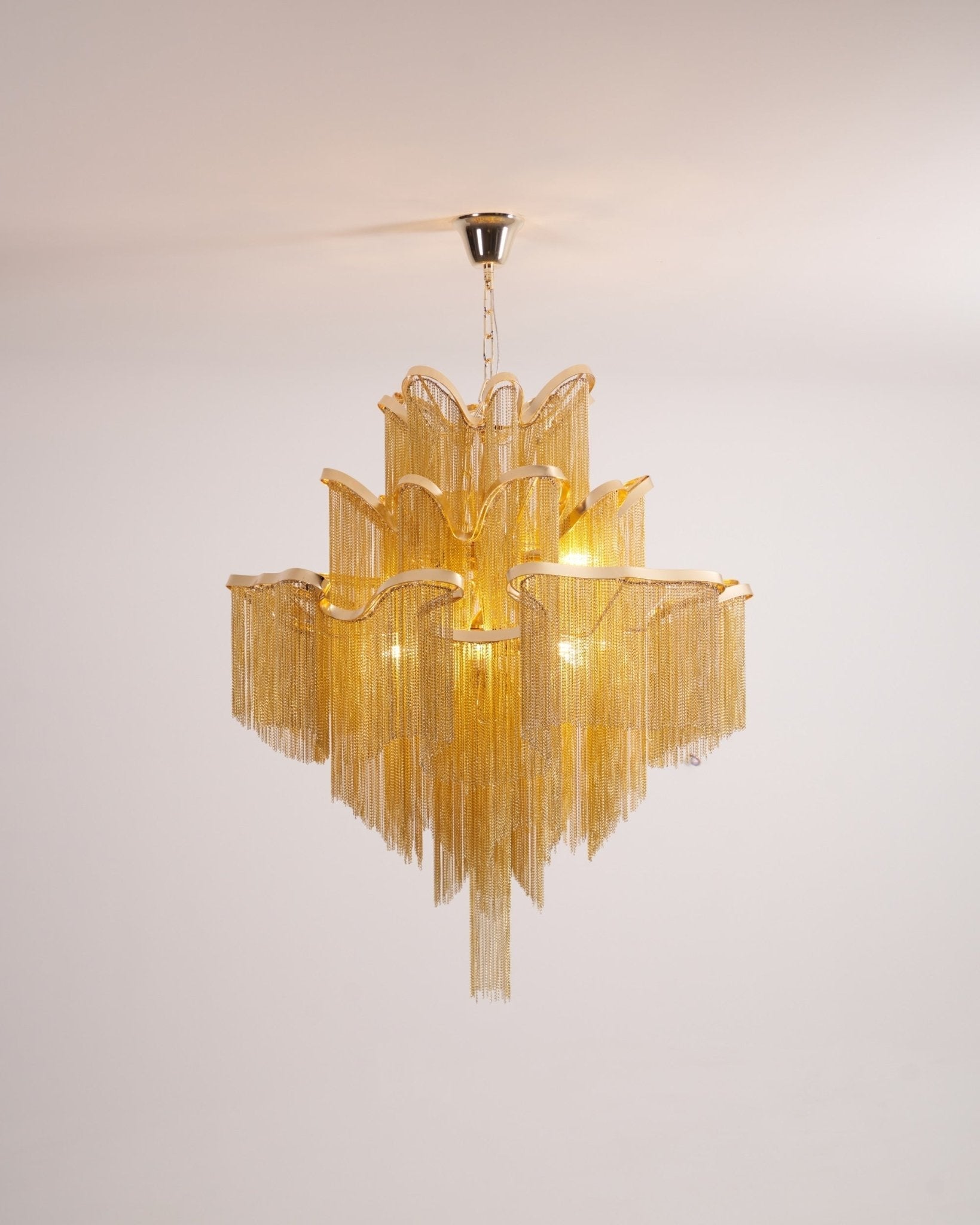Stream Chain Chandelier-Chandelier-Briglighting