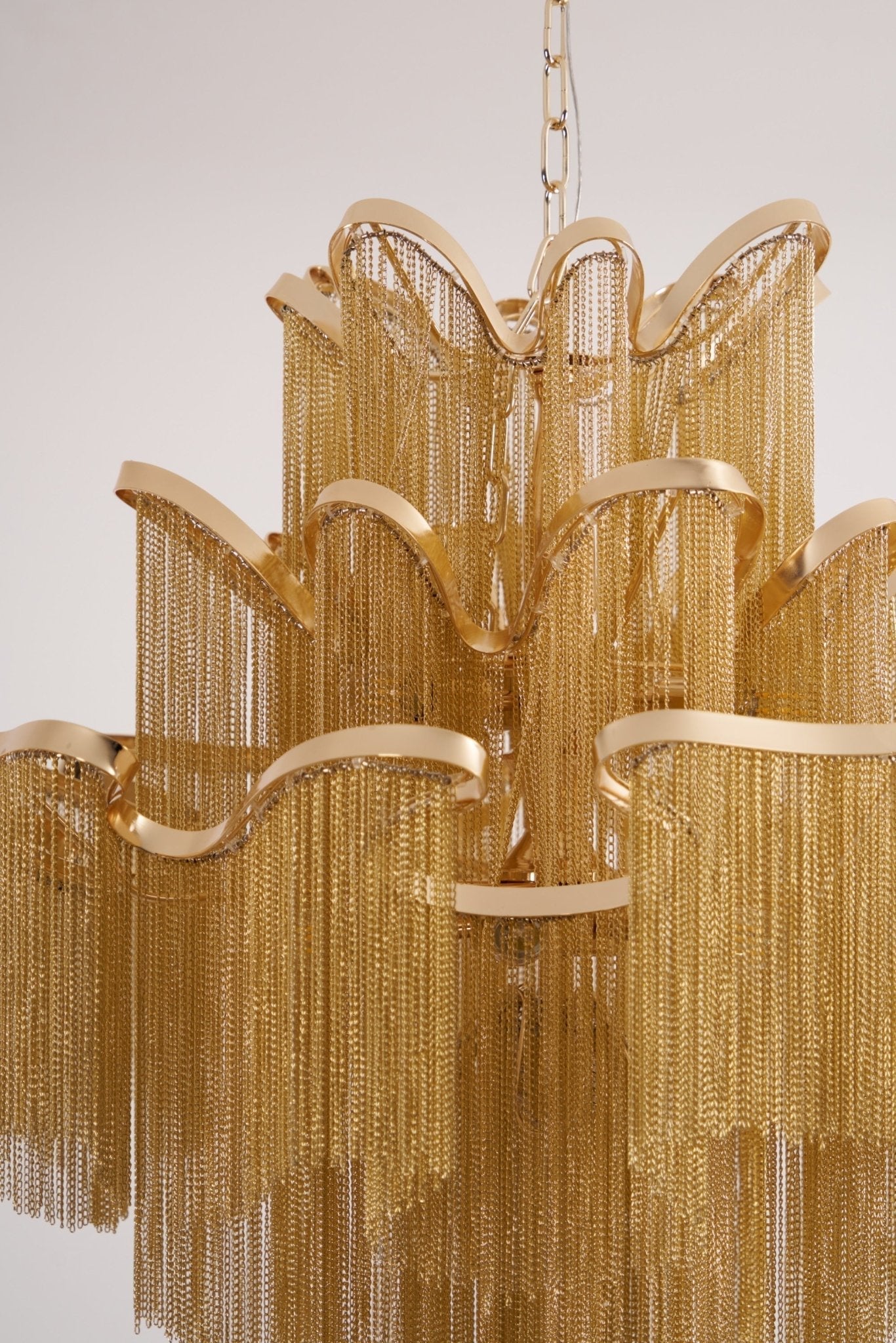 Stream Chain Chandelier-Chandelier-Briglighting