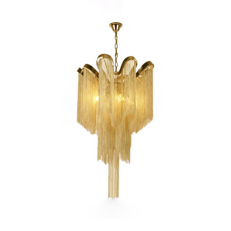 Stream Chain Chandelier-Chandelier-Briglighting
