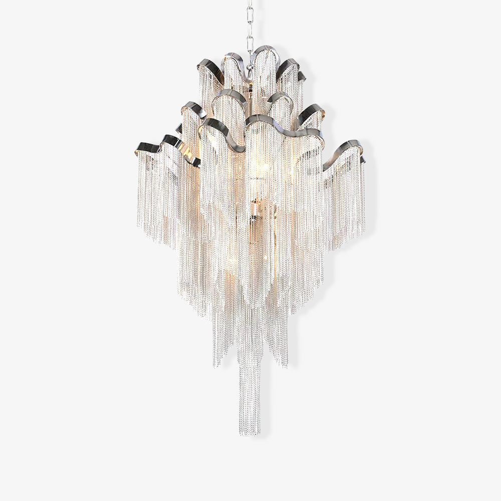Stream Chain Chandelier-Chandelier-Briglighting