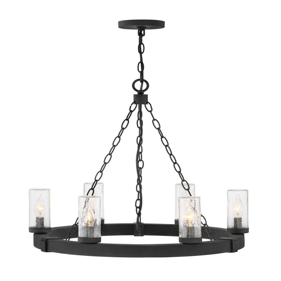 Tanner Round Chandelier-Chandelier-Briglighting