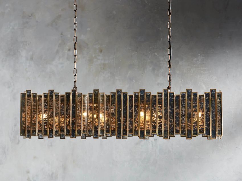 Theodore Rectangular Chandelier-Chandelier-Briglighting
