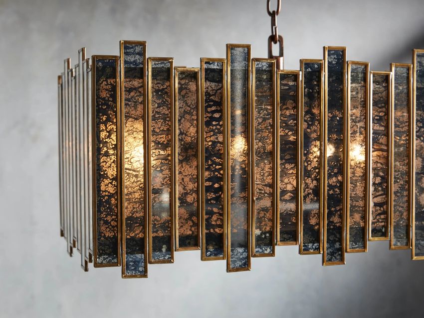 Theodore Rectangular Chandelier-Chandelier-Briglighting