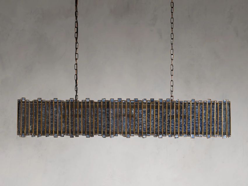 Theodore Rectangular Chandelier-Chandelier-Briglighting