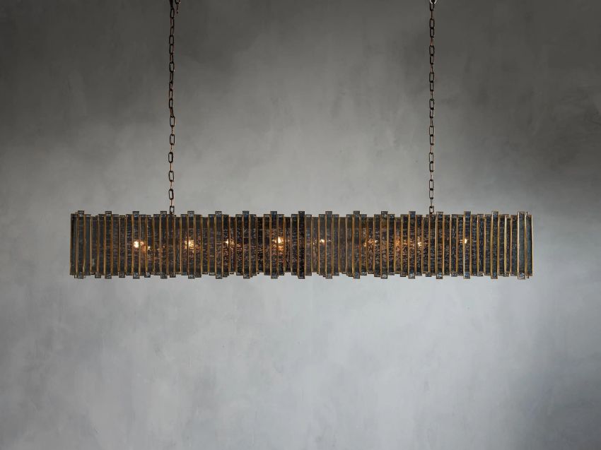 Theodore Rectangular Chandelier-Chandelier-Briglighting