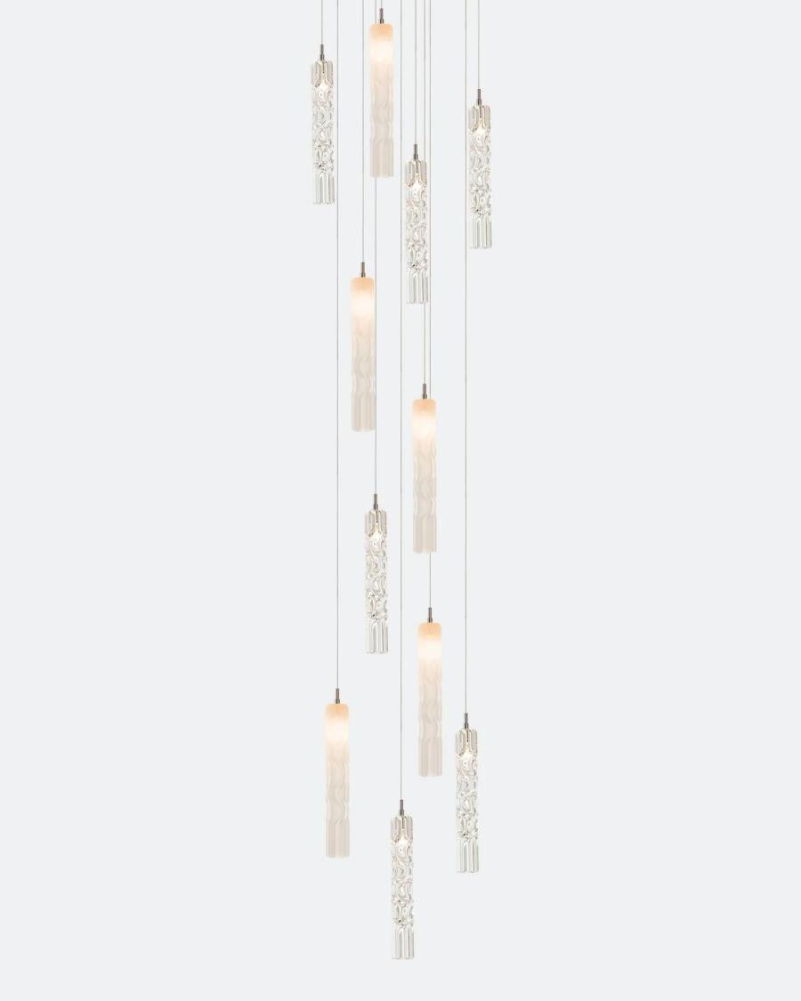 Wind Round Chandelier-Chandelier-Briglighting