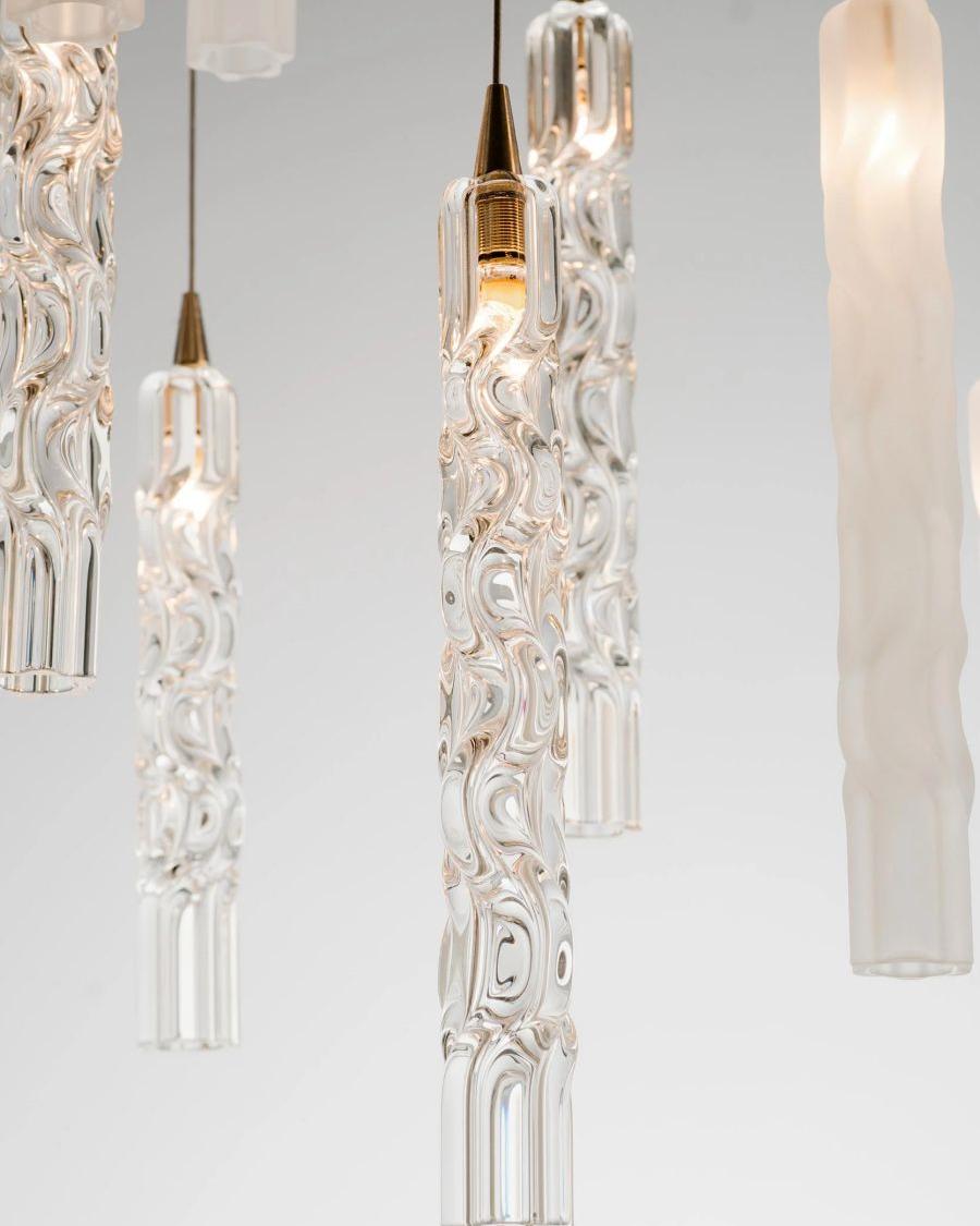 Wind Square Chandelier-Chandelier-Briglighting