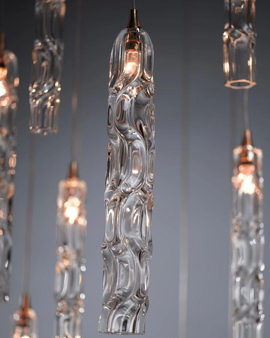 Wind Square Chandelier-Chandelier-Briglighting
