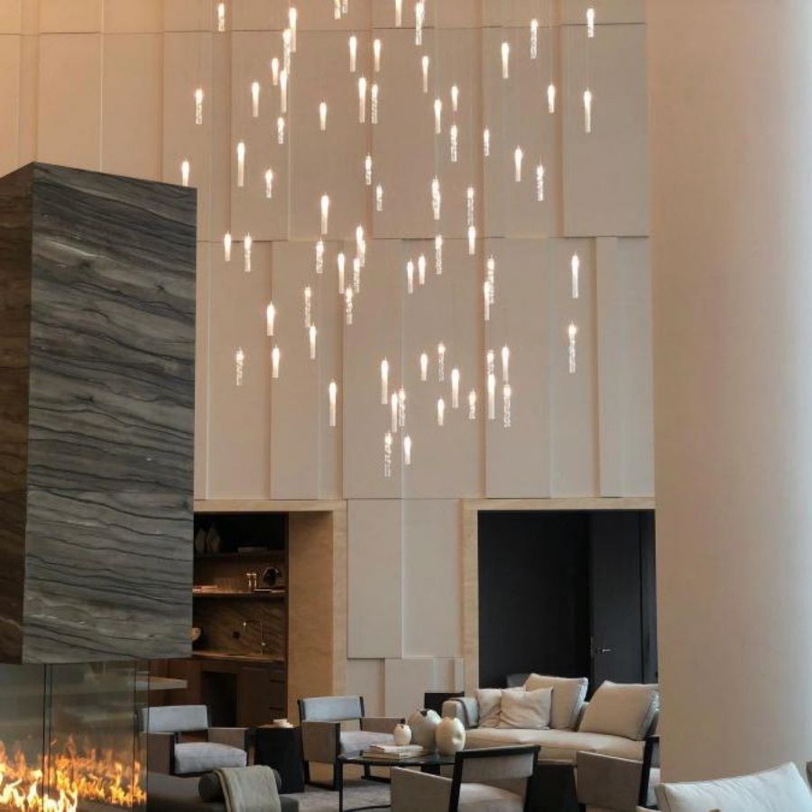 Wind Small Round Chandelier-Chandelier-Briglighting