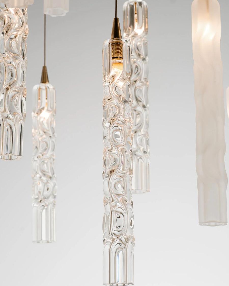 Wind Small Round Chandelier-Chandelier-Briglighting
