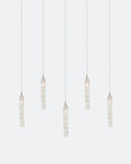 Wind Small Rectangle Chandelier-Chandelier-Briglighting
