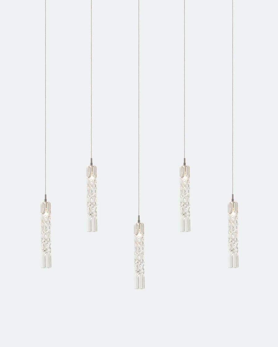 Wind Small Rectangle Chandelier-Chandelier-Briglighting