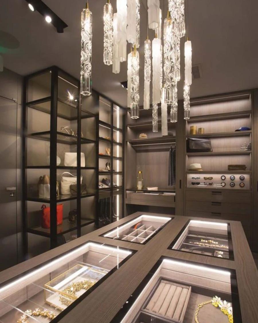 Wind Small Rectangle Chandelier-Chandelier-Briglighting