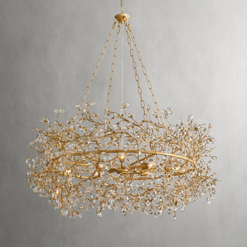 Fiore Crown Chandelier-Chandelier-Briglighting