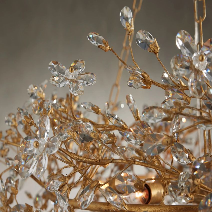 Fiore Crown Chandelier-Chandelier-Briglighting