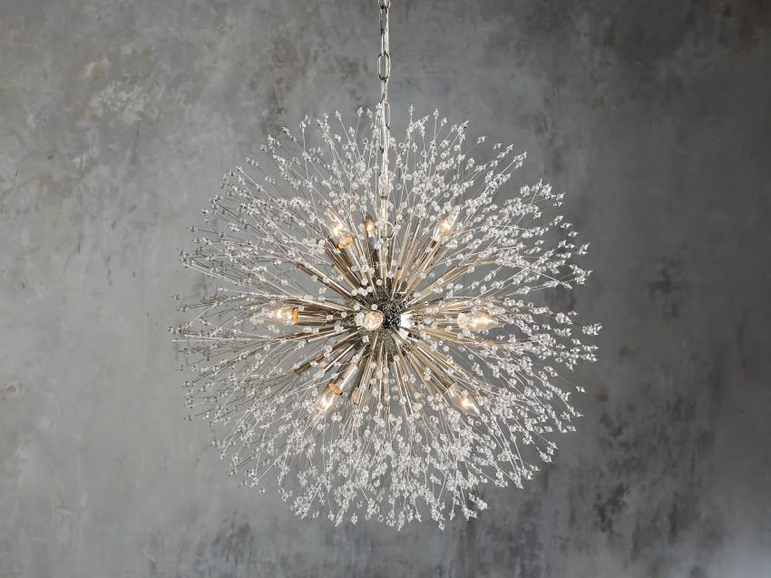 Dandelion Round Chandelier-Chandelier-Briglighting
