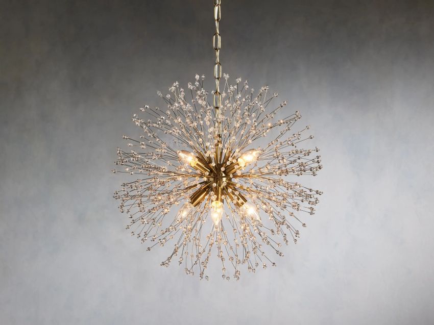 Dandelion Round Chandelier-Chandelier-Briglighting