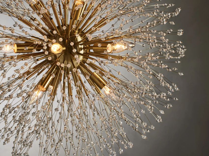 Dandelion Round Chandelier-Chandelier-Briglighting