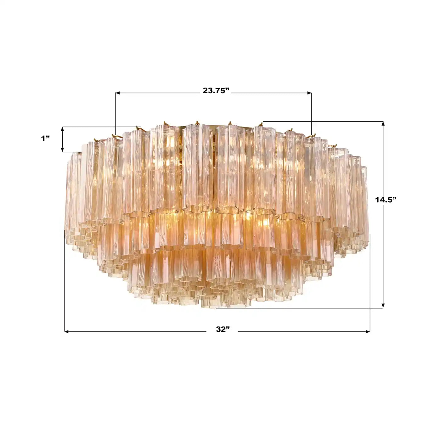 Addas Flushmount 22"/32"-Briglighting