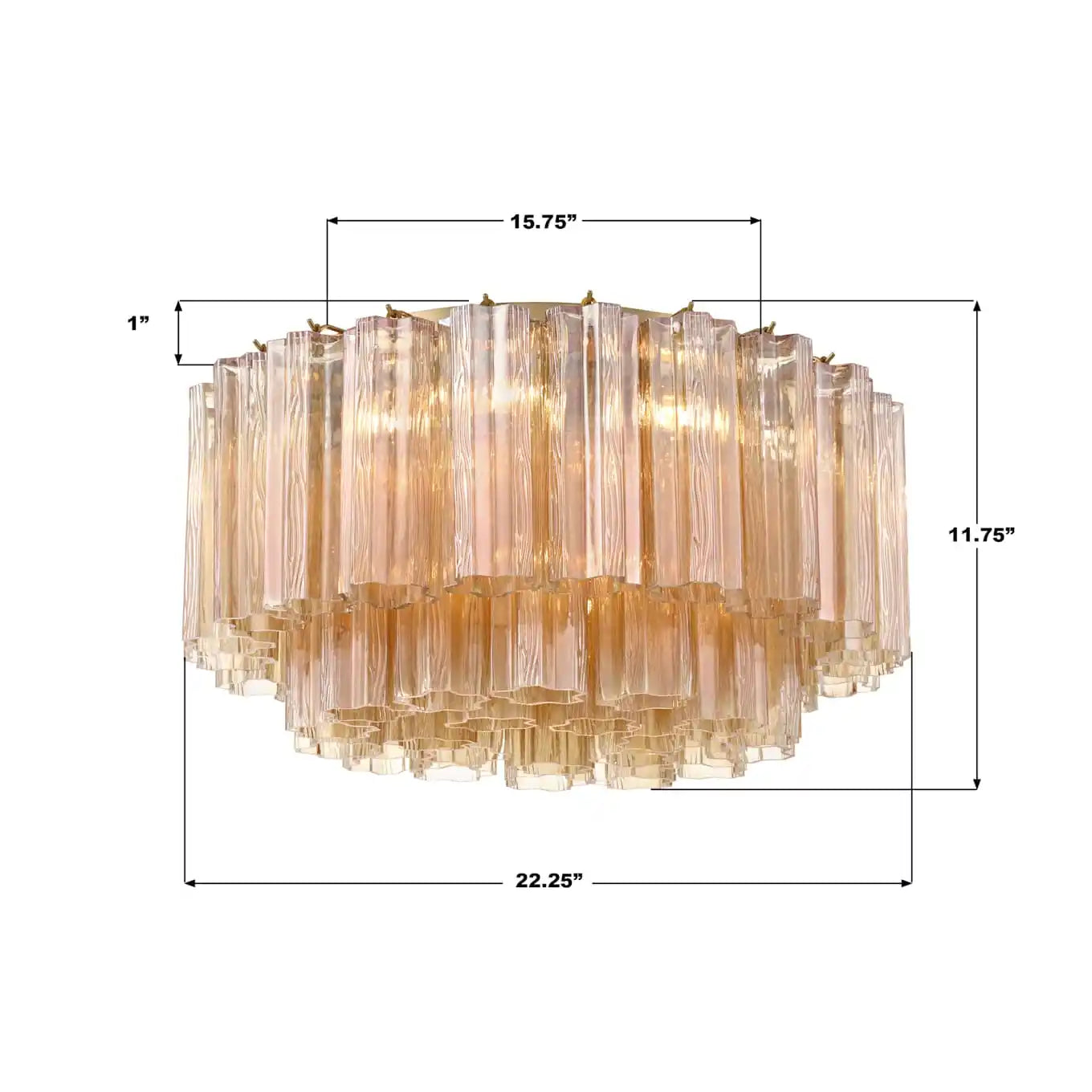 Addas Flushmount 22"/32"-Briglighting
