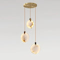 Alabaster Long Staircase Chandelier 5 styles - 3 LightsBriglighting