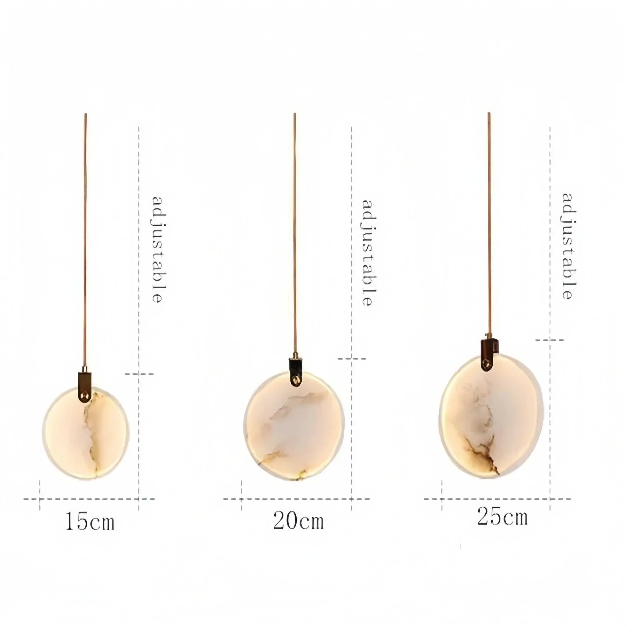 Alabaster Long Staircase Chandelier 5 styles - 8 LightsBriglighting