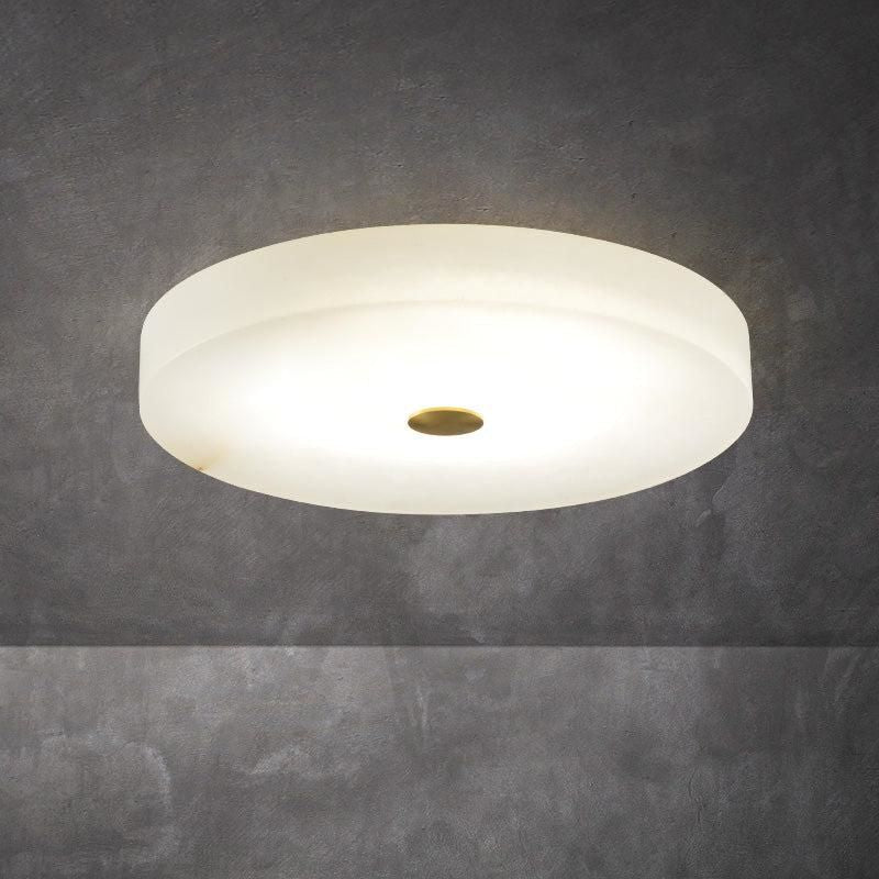 Alabaster Round Led Flushmount 11.8" 15.7" 19.7"-Flush Mount-Briglighting