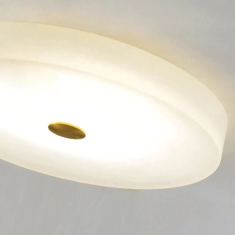 Alabaster Round Led Flushmount 11.8" 15.7" 19.7"-Flush Mount-Briglighting