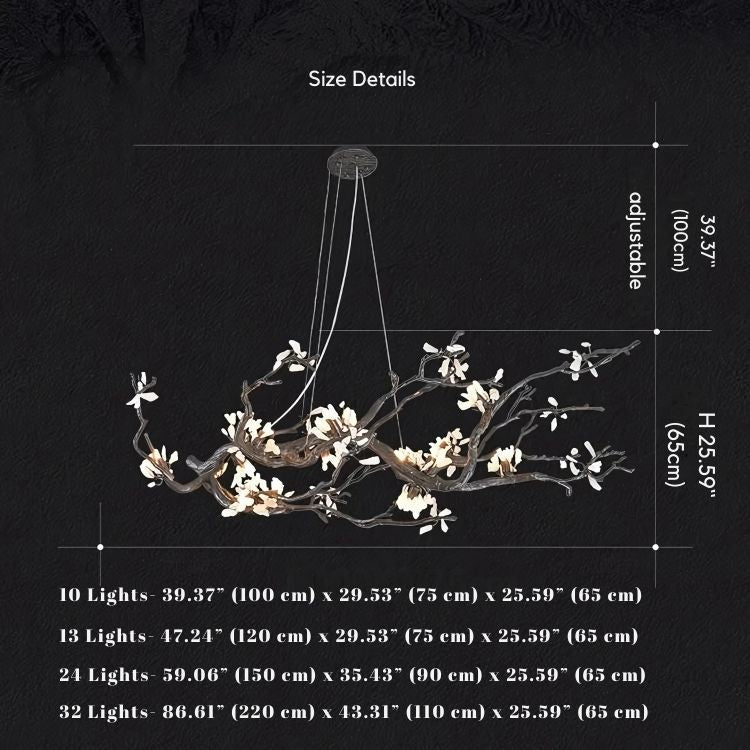 Alba Tree Branch Chandelier-Briglighting