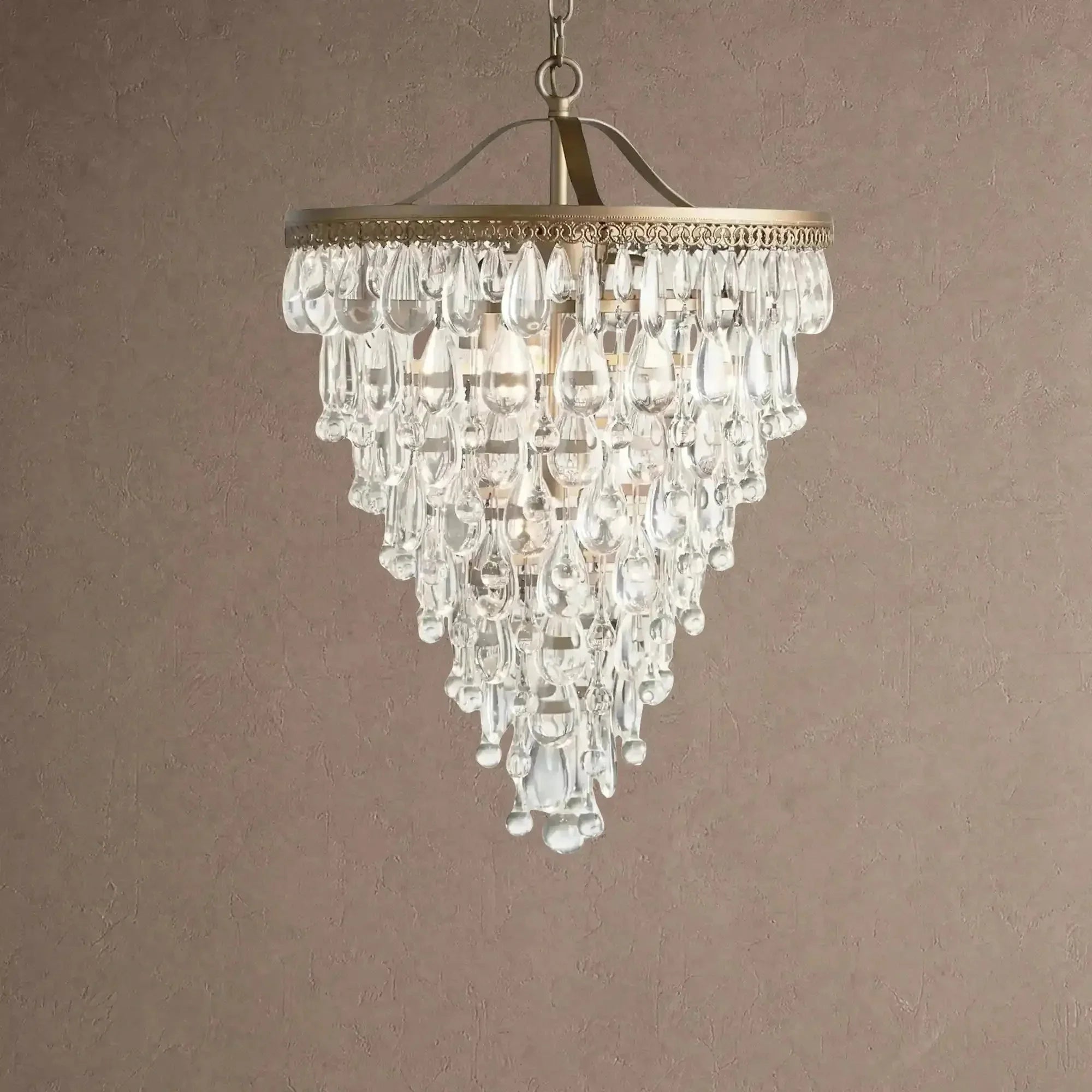 Anabelle Round Chandelier 17''23''H - 17''Briglighting