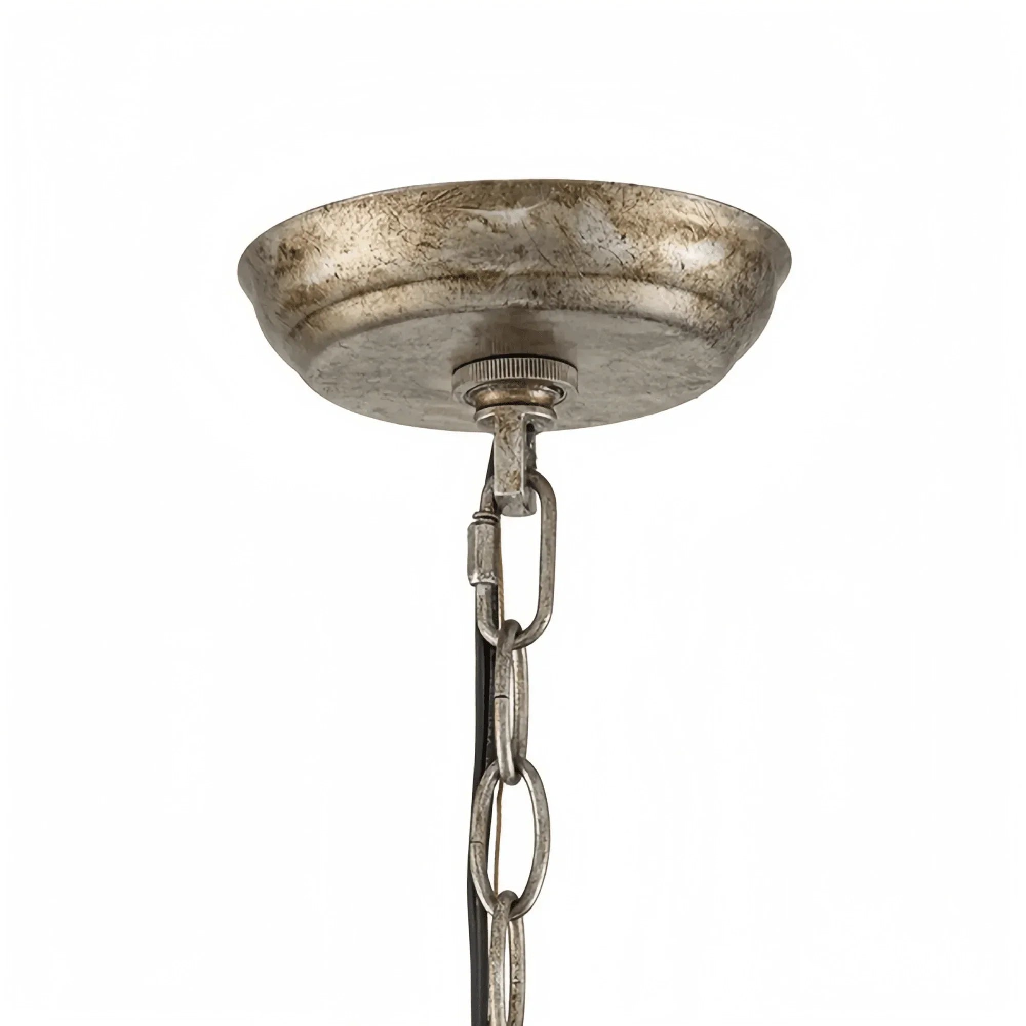 Andalucian Round Chandelier 24"35" - clear finish, modern home lighting