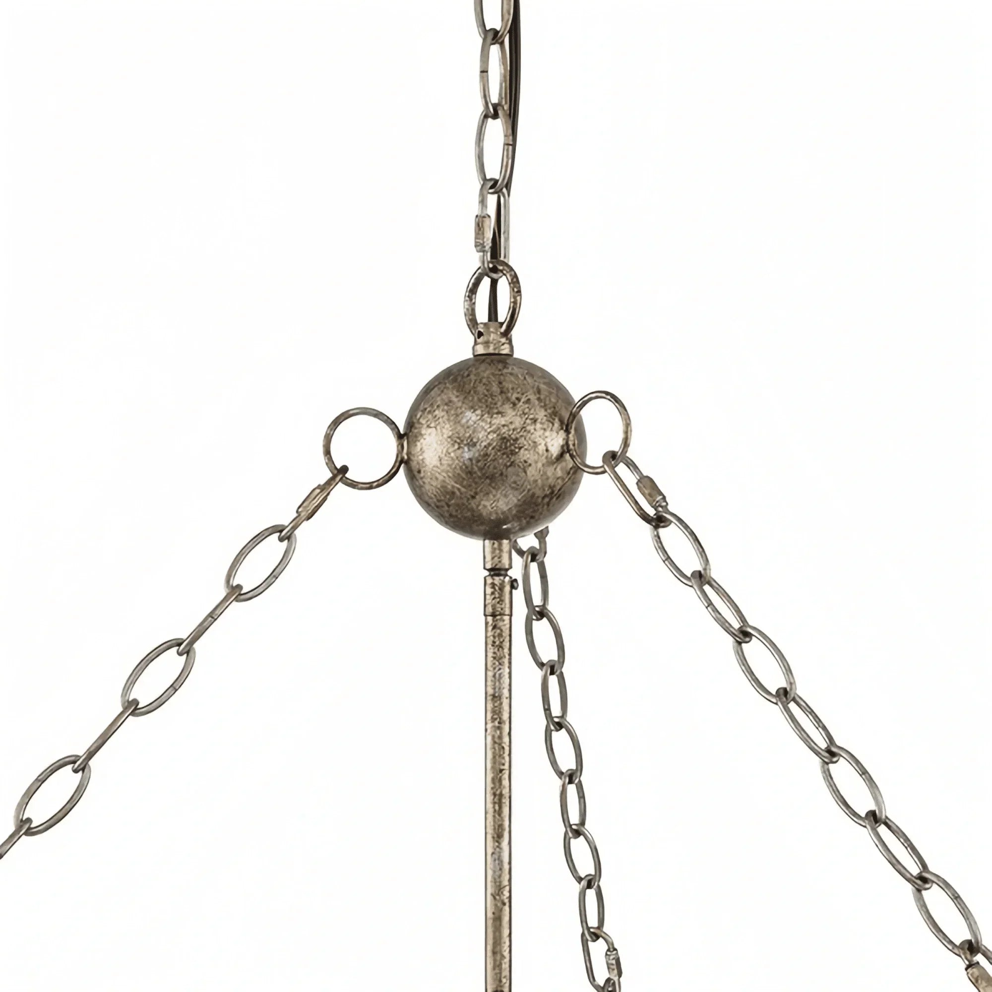 Andalucian Round Chandelier 24"35" in clear by Briglighting