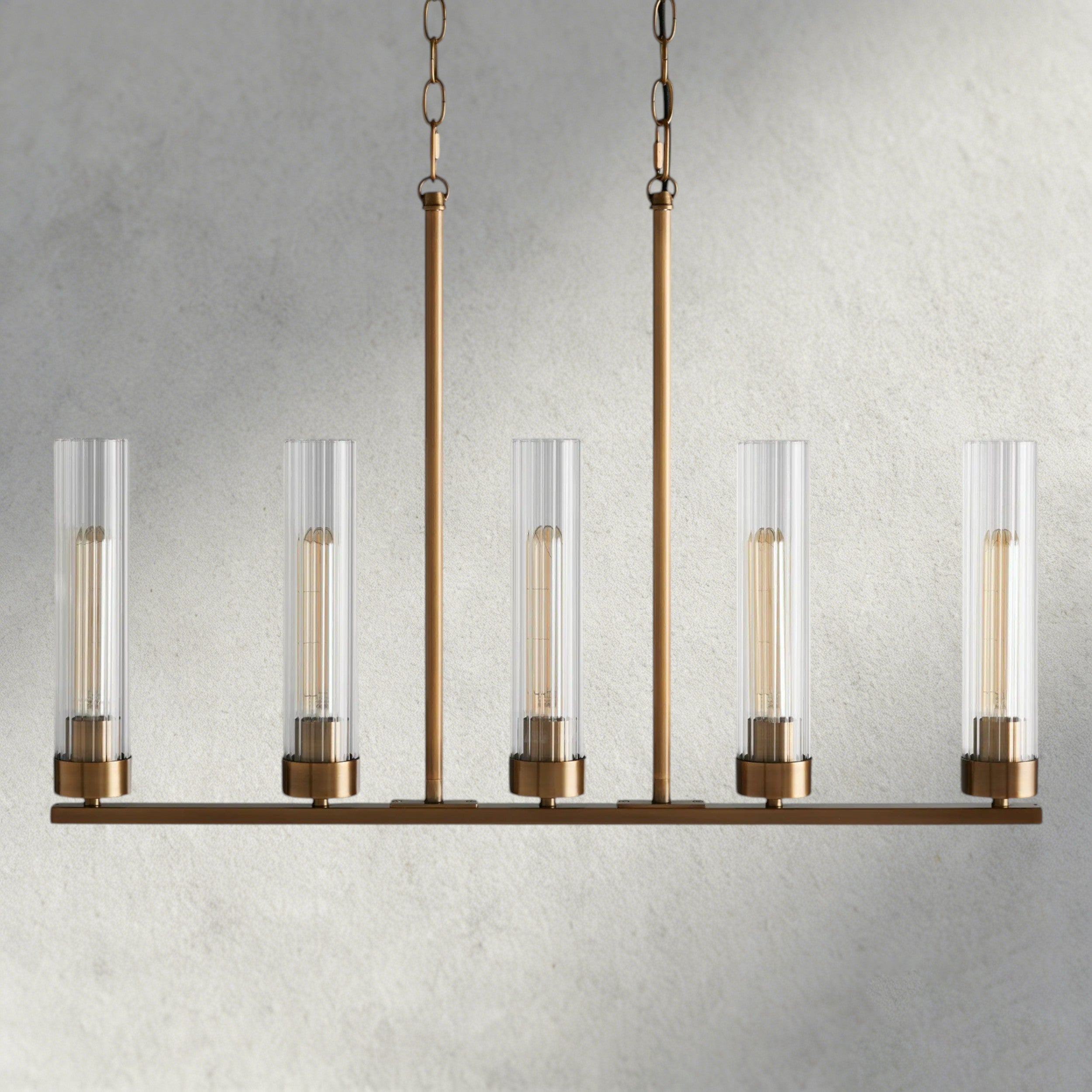 Andreas 5-Light Linear Chandelier