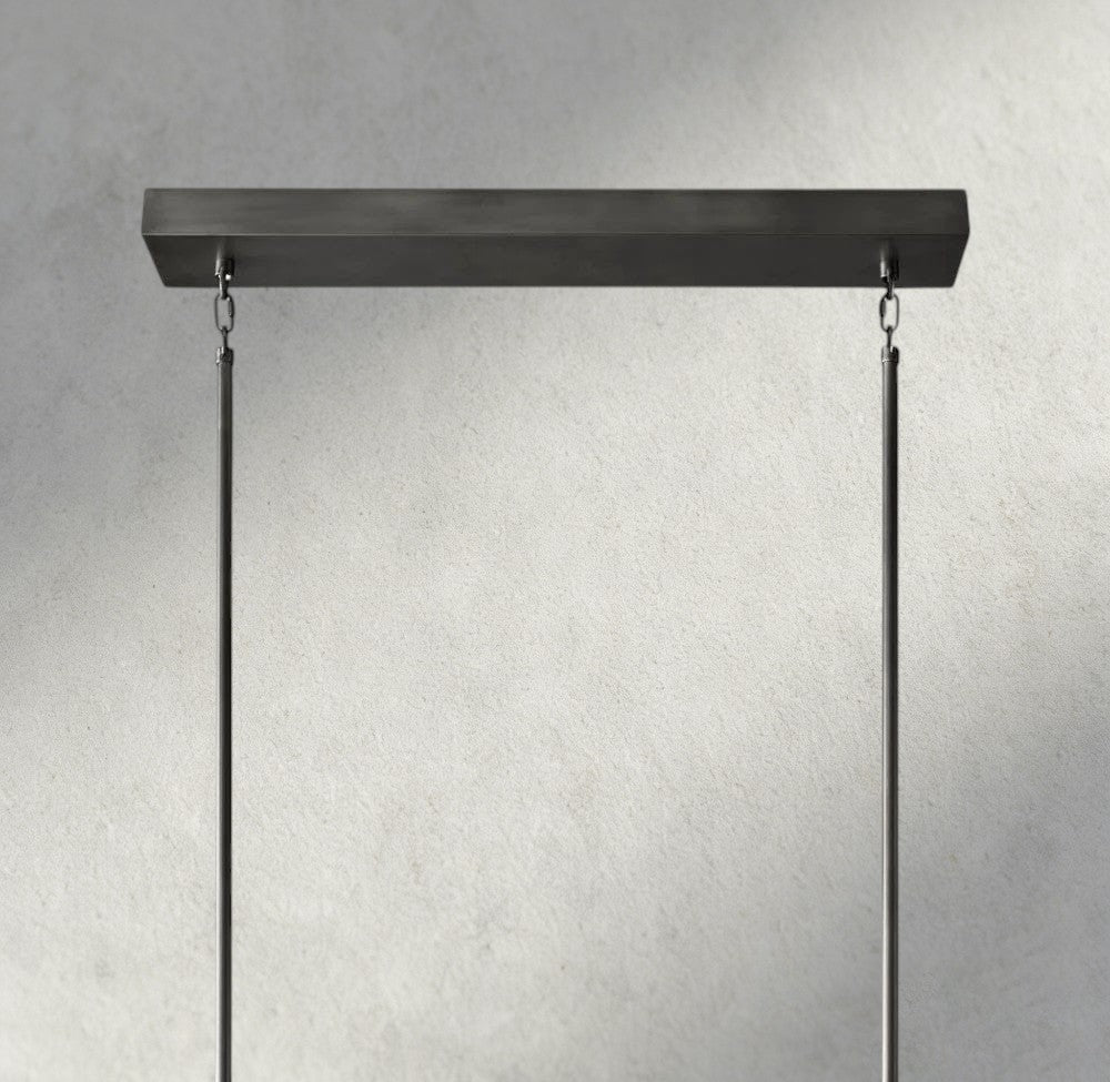 Arcachon LED Rectangular Chandelier 54", 72"-chandelier-Briglighting
