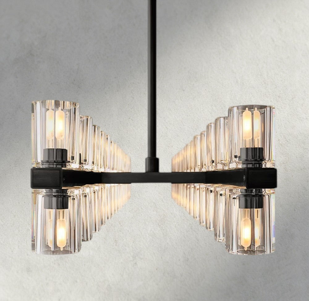 Arcachon LED Rectangular Chandelier 54", 72"-chandelier-Briglighting