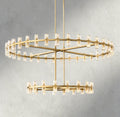 Arcachon LED Round Two-Tier Chandelier 60"-chandelier-Briglighting