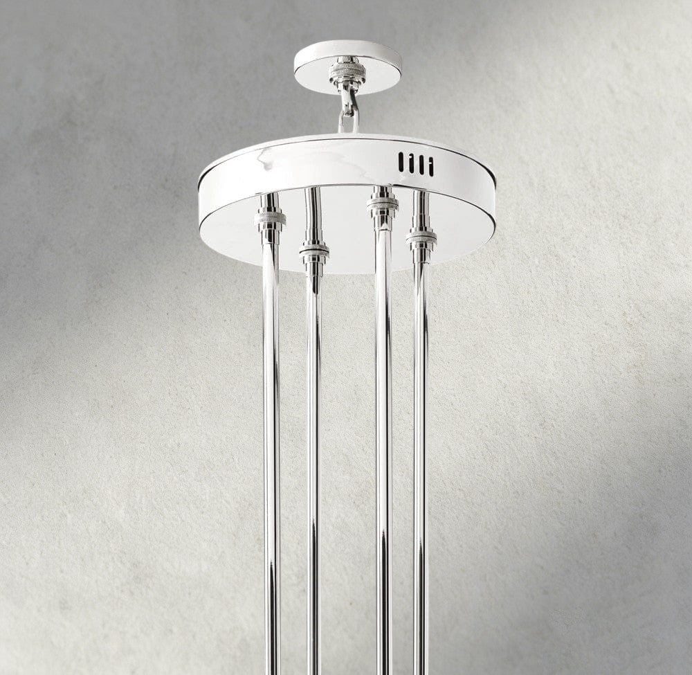 Arcachon LED Round Two-Tier Chandelier 60"-chandelier-Briglighting