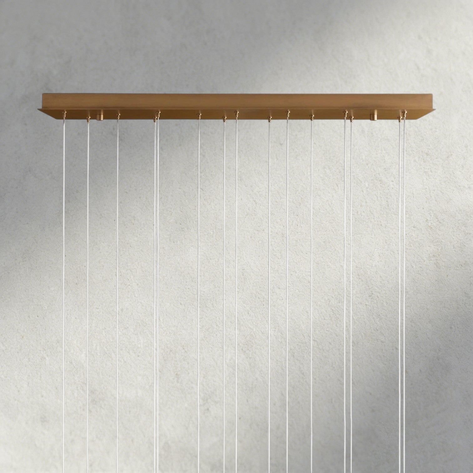 Arica Linear Chandelier lighting detail
