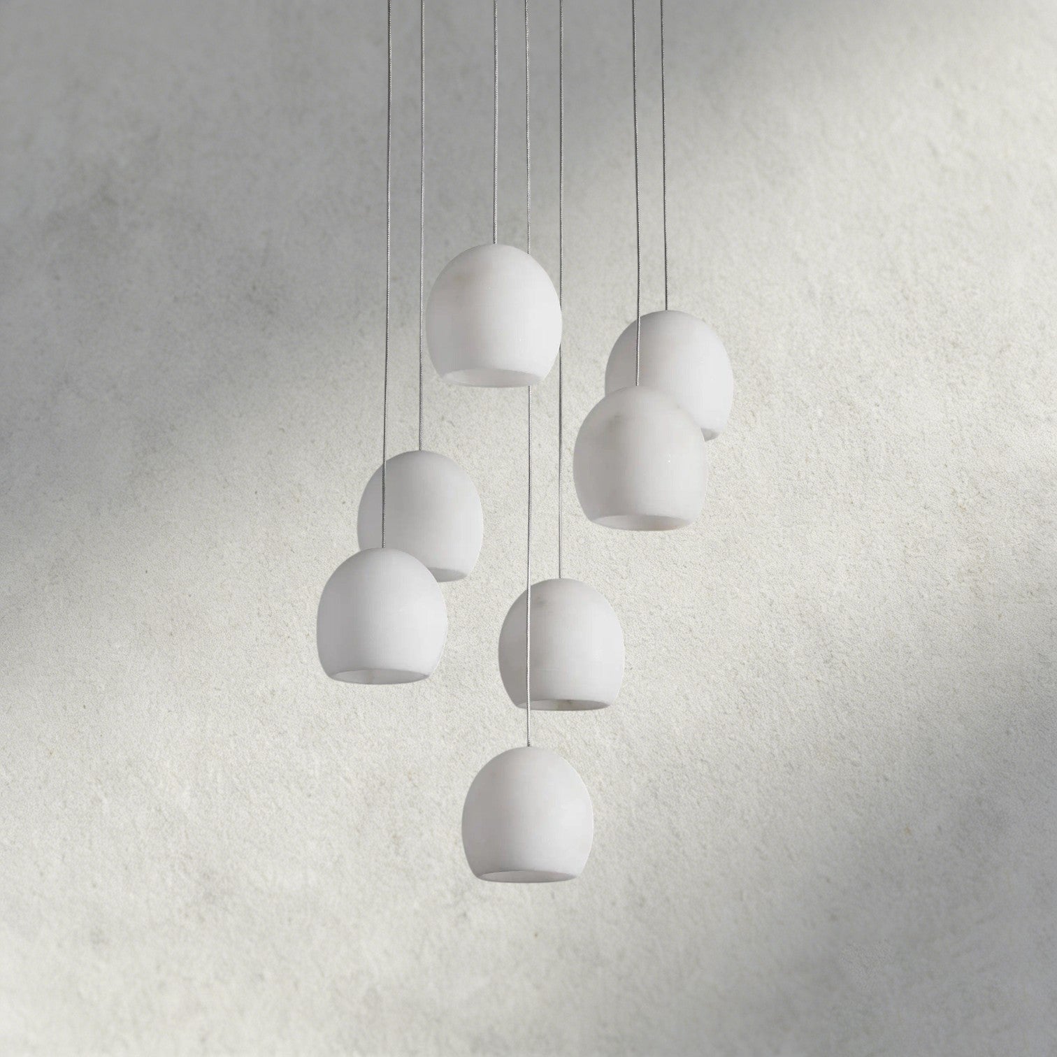 Arica 7-light round chandelier