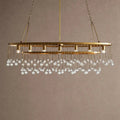 Aubrey 7 Light Oval Chandelier - BrassBriglighting