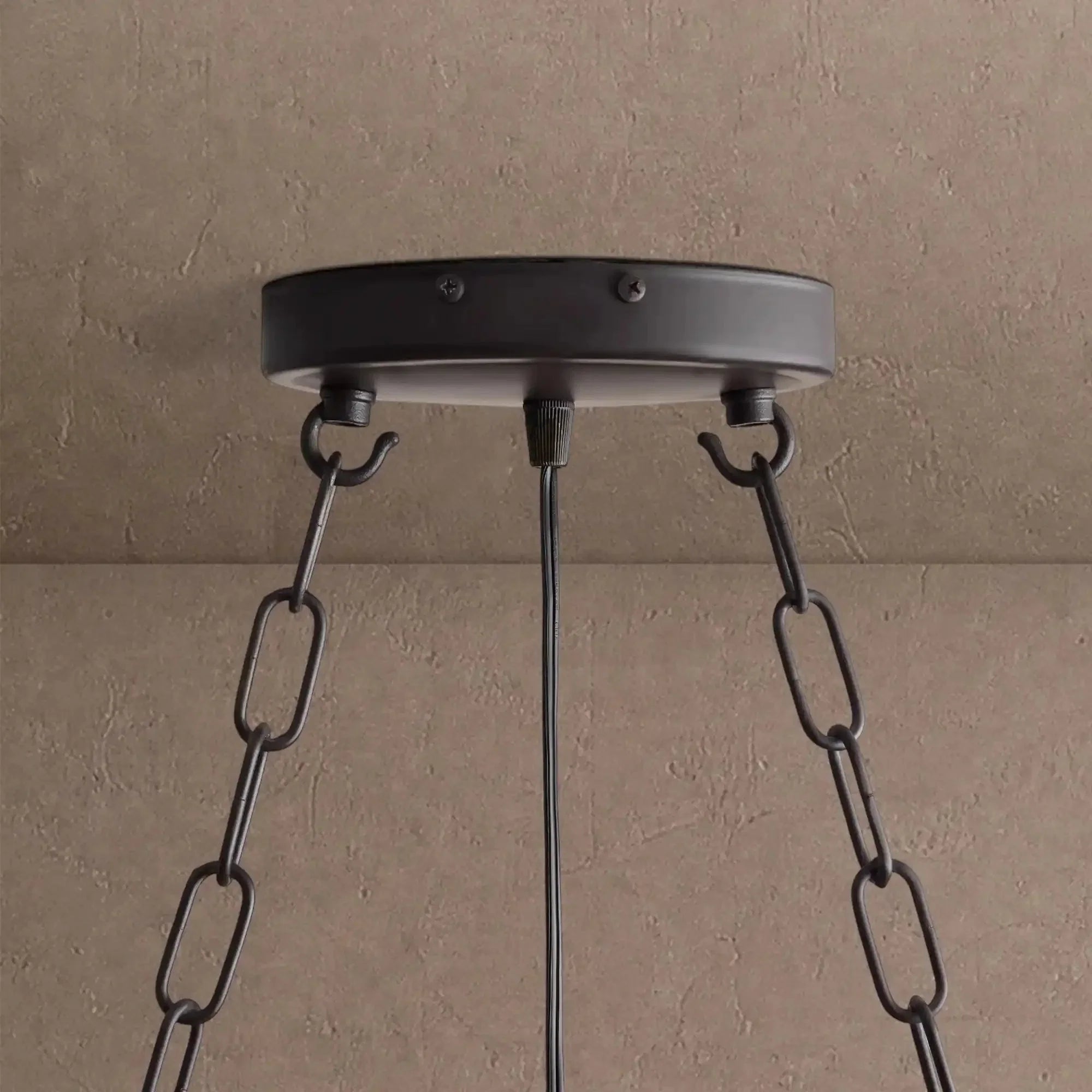 Aubrey 7 Light Oval Chandelier - BlackBriglighting