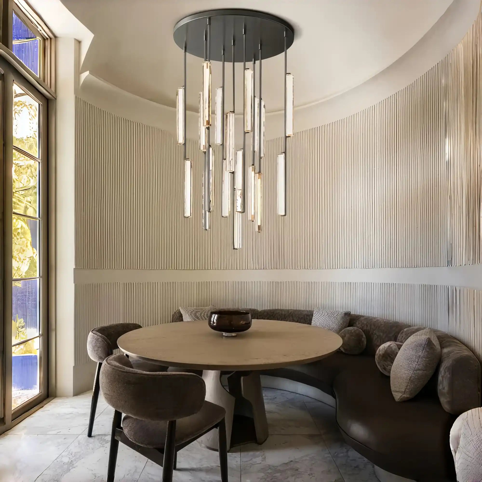 Audubon Crystal Round Chandelier 24", 40", 56"