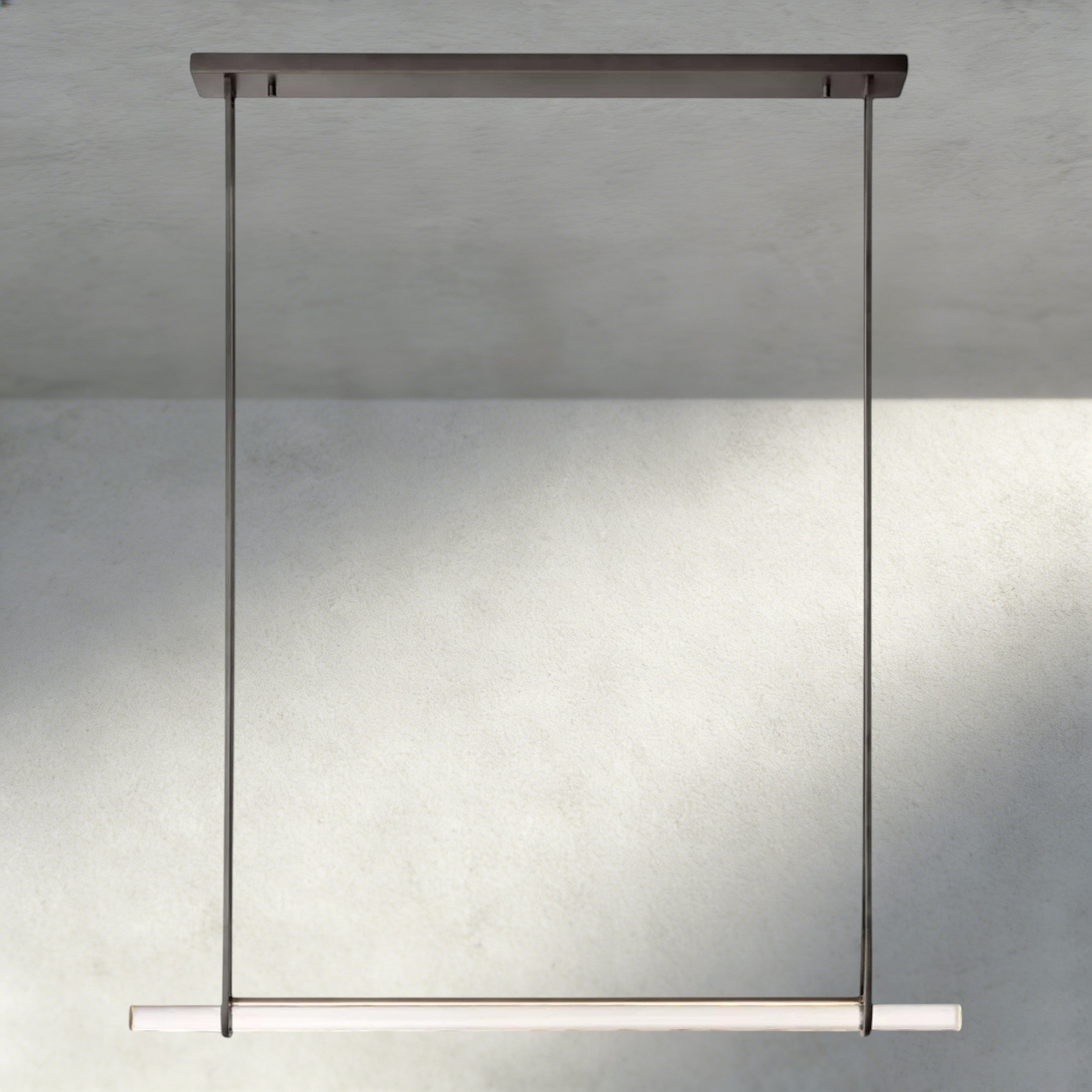Audubon Crystal Linear Single Bar Chandelier-Briglighting